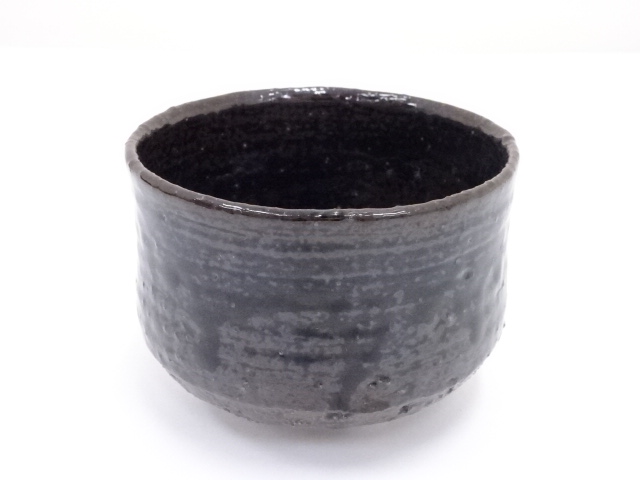 JAPANESE TEA CEREMONY / TEA BOWL CHAWAN / IRON GLAZE 